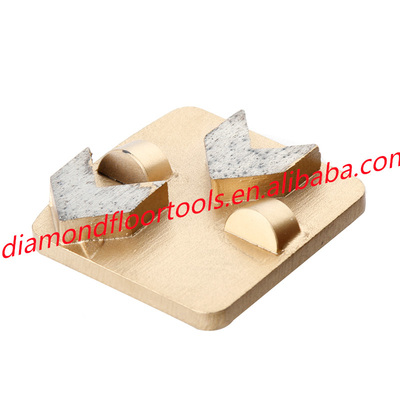 Redi Lock PCD Double Arrow Segments Diamond Coating Removal Pad