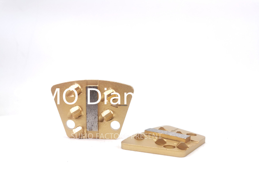 CPS Trapezoid 5 PCD  Magnetic Connection Diamond Grinding Shoes non-threaded
