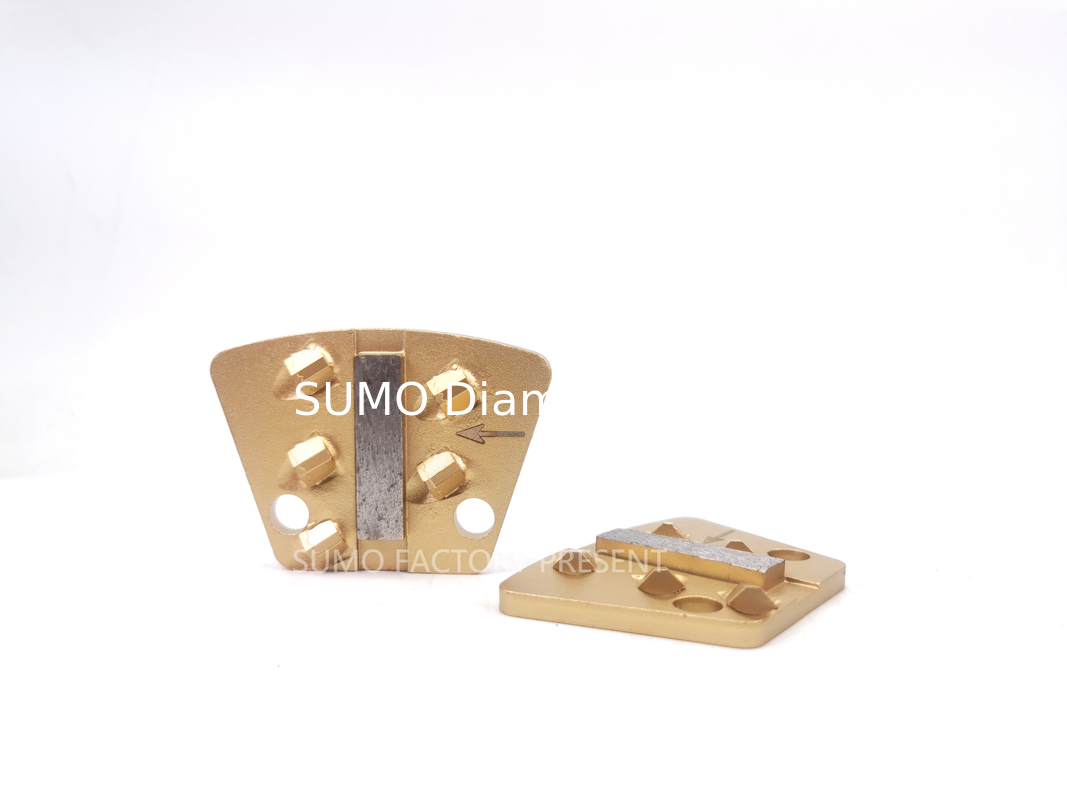 CPS Trapezoid 5 PCD  Magnetic Connection Diamond Grinding Shoes non-threaded