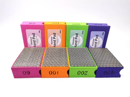 Electroplated Diamond Arrow pattern Hand Polishing Pads