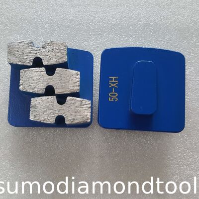 Triple Coffin Redi-Lock Diamond Concrete Grinding Discs for Husqvarna