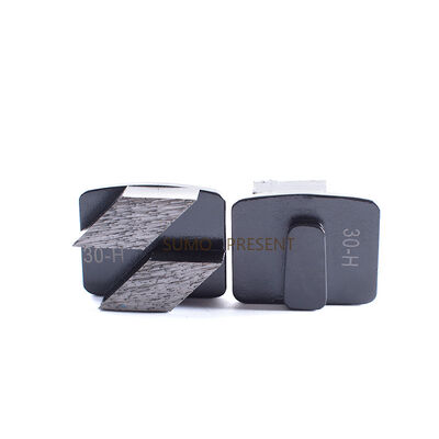 Double Rhombus Segments  Redi Lock Diamond Grinding Shoes for Husqvarna