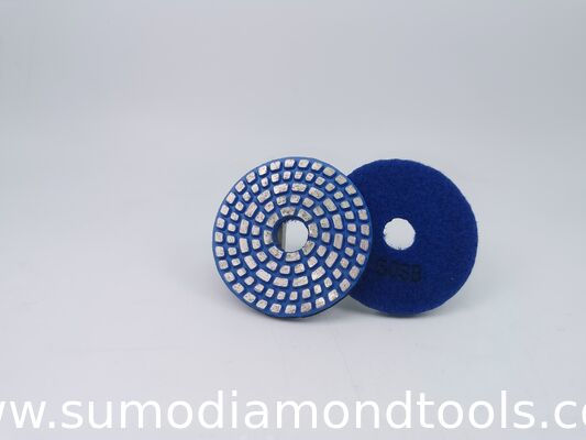 SUMO 100mm OEM Polishing Pads Wet/dry Flexible Diamond Resin for Granite Marble Stone Quartz Abrasive Pad Sharp Grinding