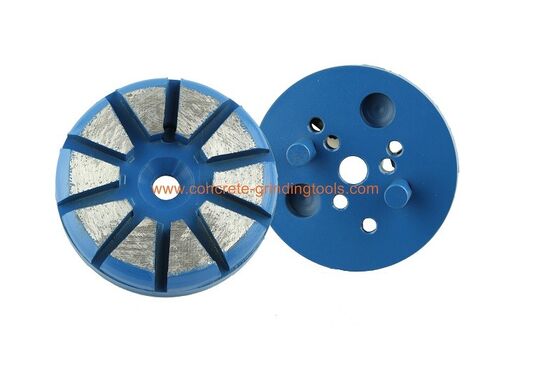 Quick Change multi-segment diamond concrete grinding tools for concrete grinder